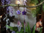 Load image into Gallery viewer, Cherry Blossom Earrings sunrise, purple
