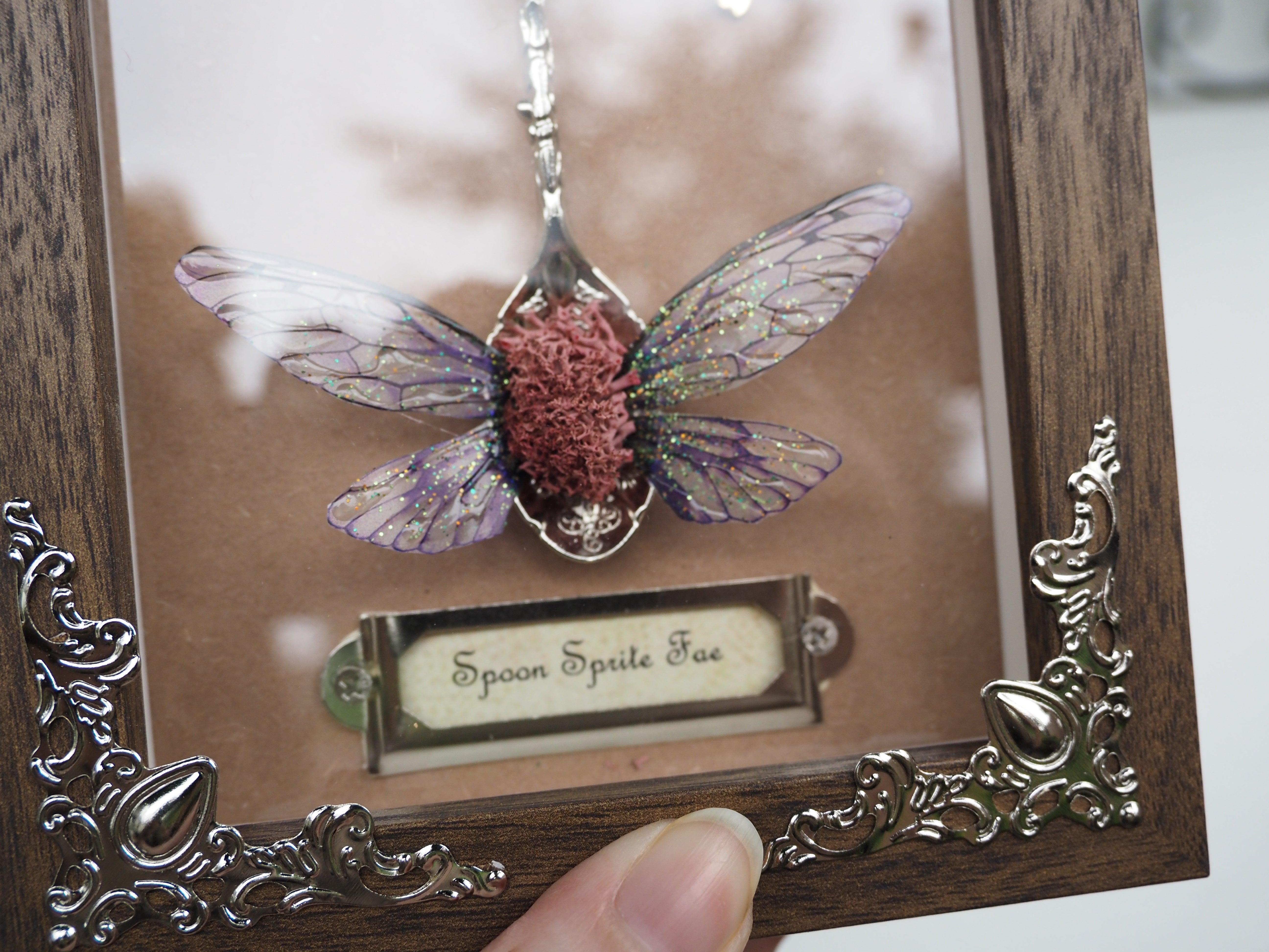 OOAK Spoon Sprite Fae Frame