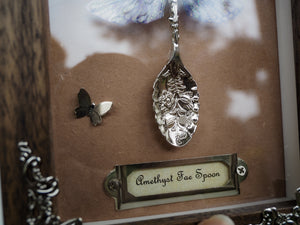 OOAK Amethyst Fae Spoon Frame