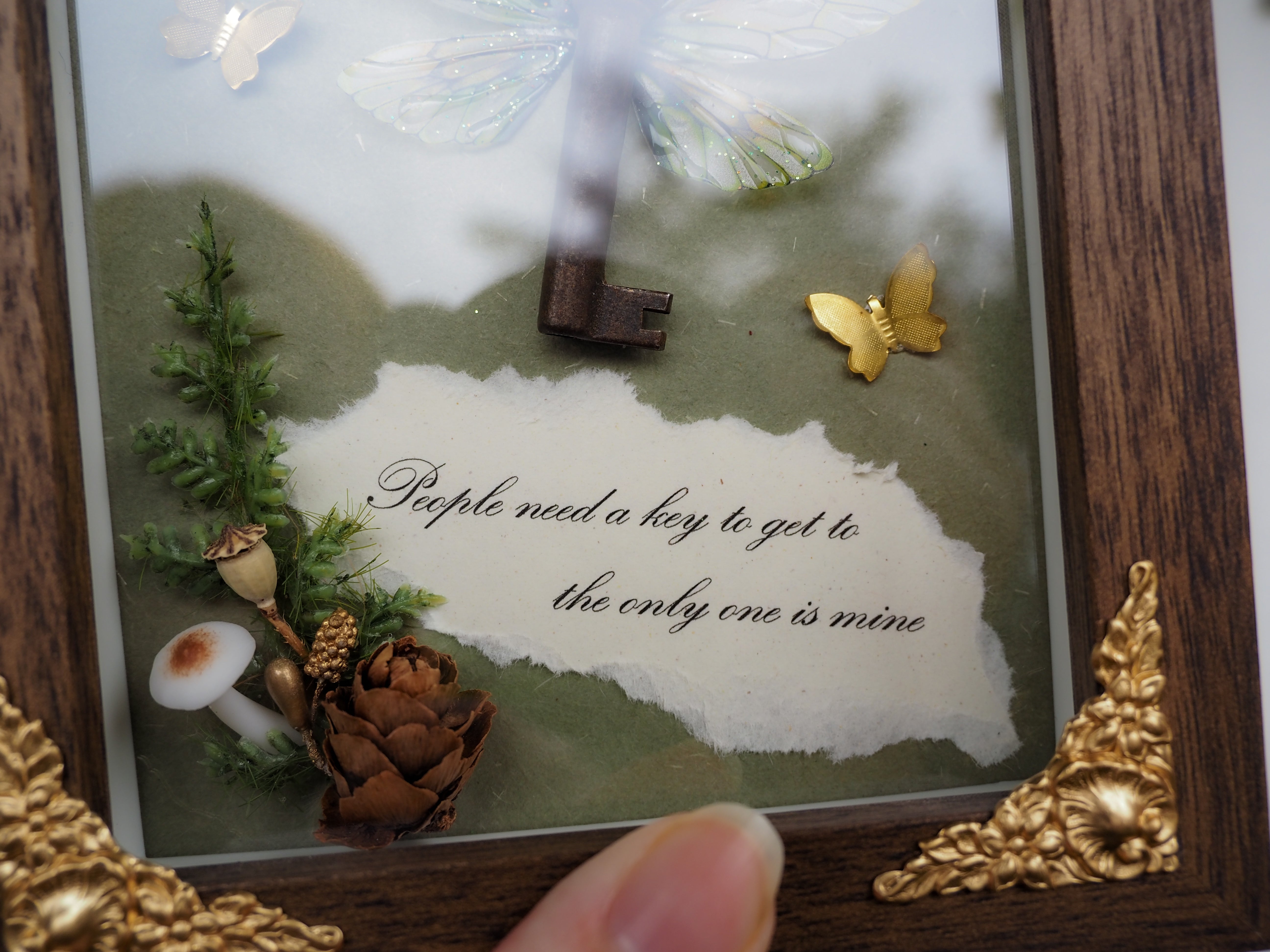 OOAK Secret Garden Frame 3