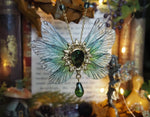 Lade das Bild in den Galerie-Viewer, Whimsical necklace - turquoise double winged
