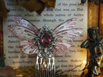 Lade das Bild in den Galerie-Viewer, Hair Comb pink double winged
