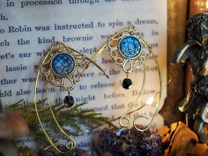 Elf Ears Gold blue