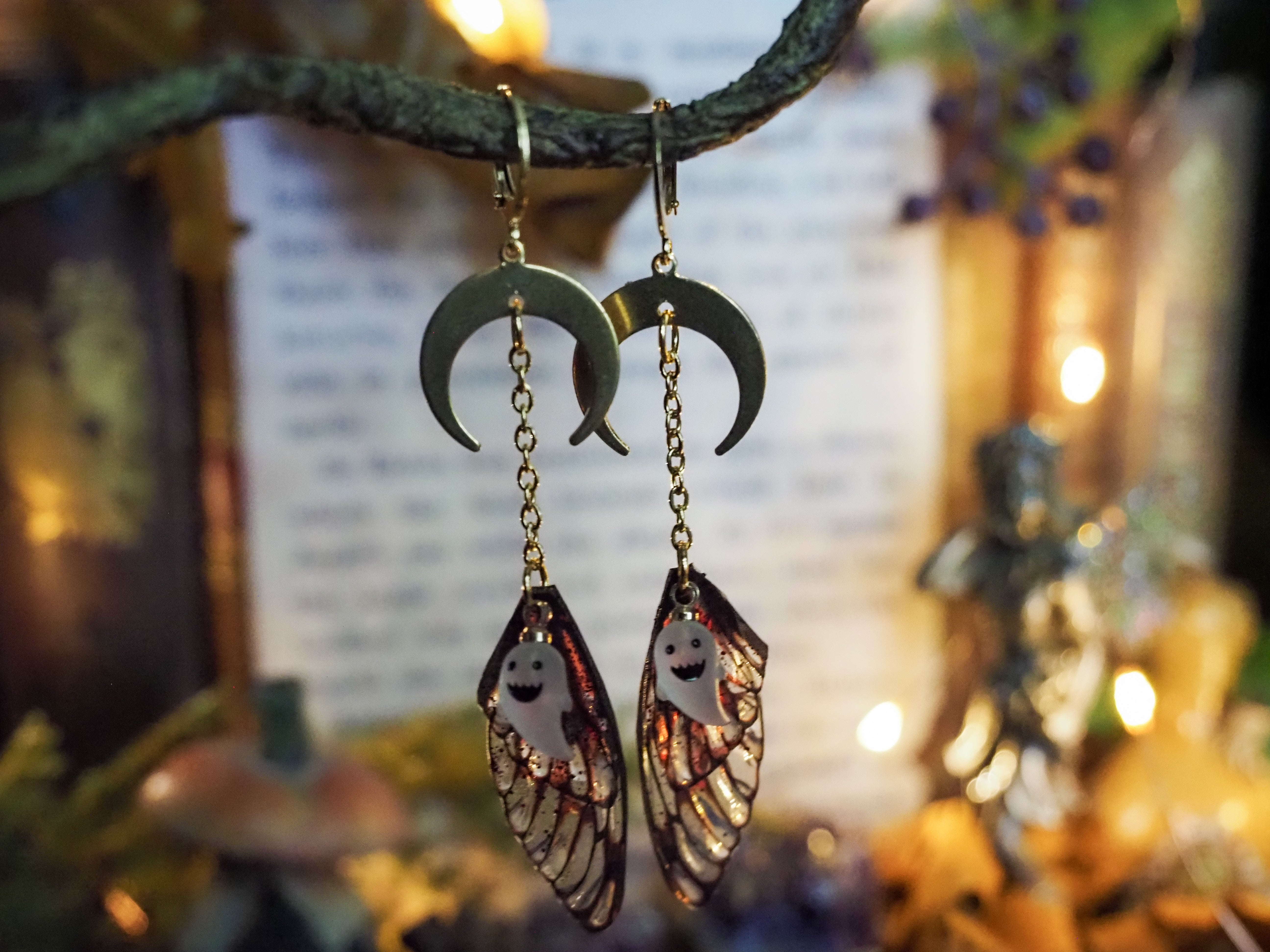 Moon Faerie Earrings bloody ghosts