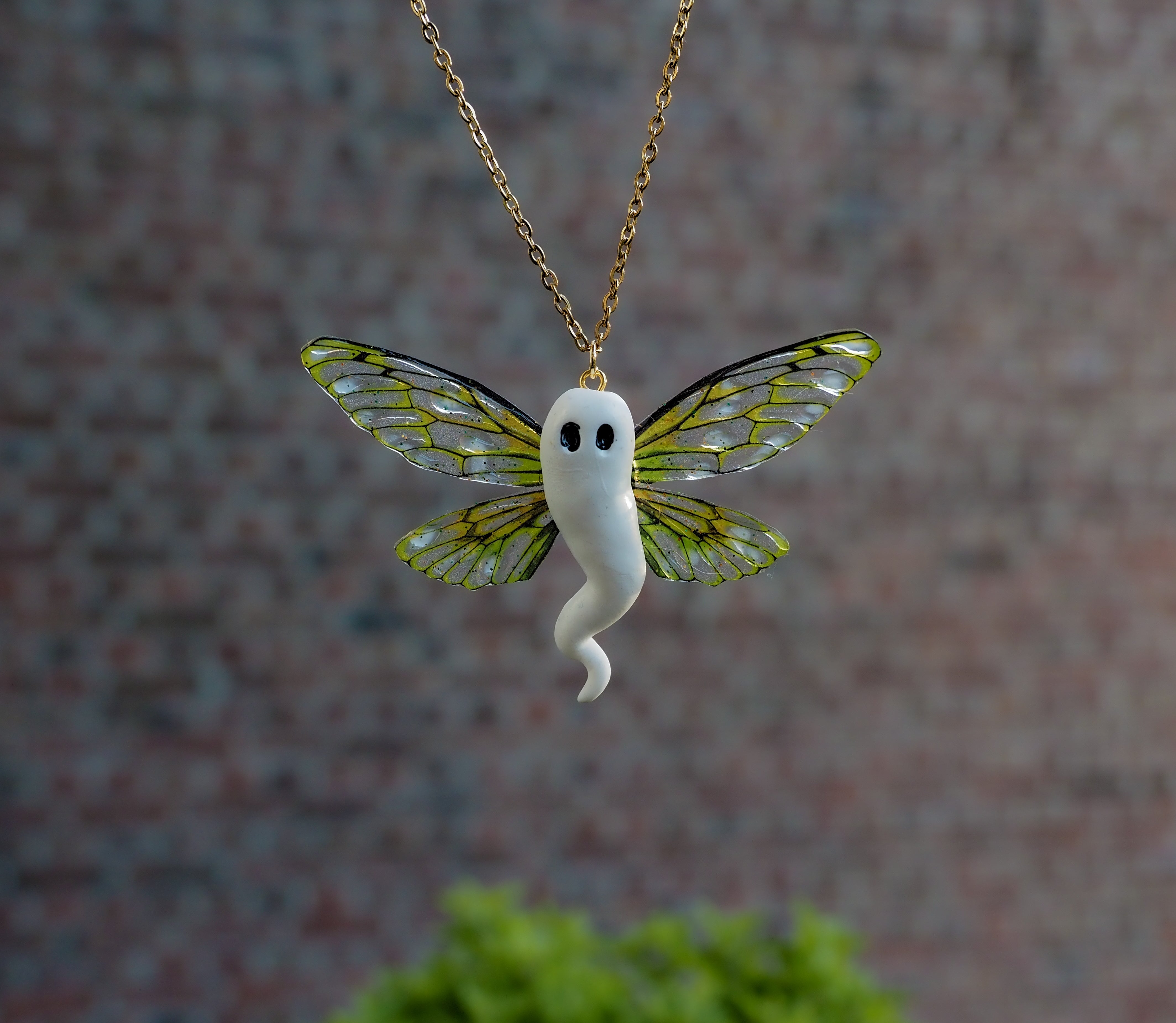 Ghost necklace - autumn