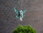 Load image into Gallery viewer, Ghost necklace - emerald green
