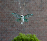 Load image into Gallery viewer, Ghost necklace - emerald green
