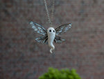 Load image into Gallery viewer, Ghost necklace - black
