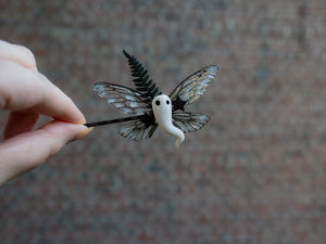 Ghosty Hairpin - black
