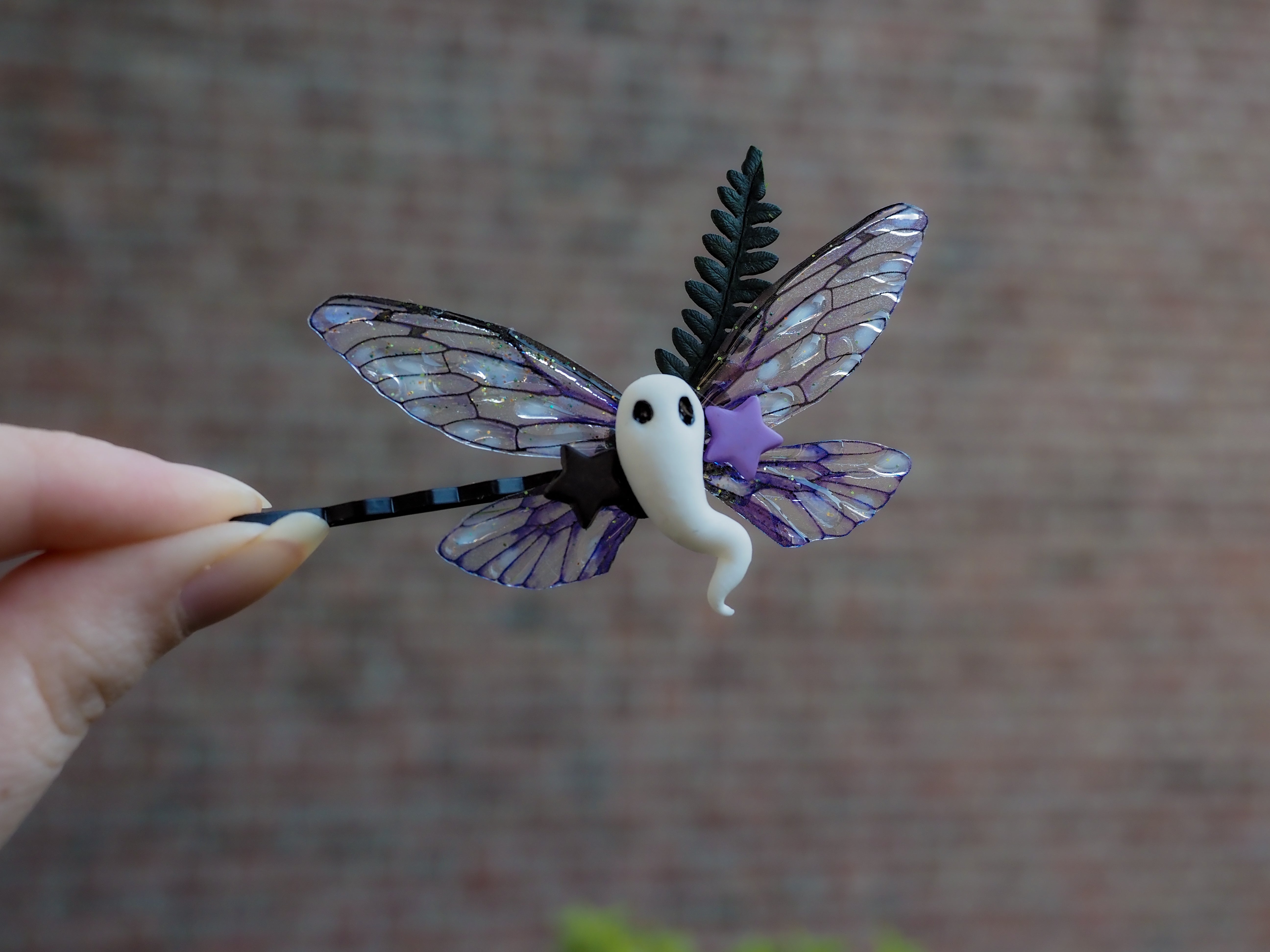 Ghosty Hairpin - purple