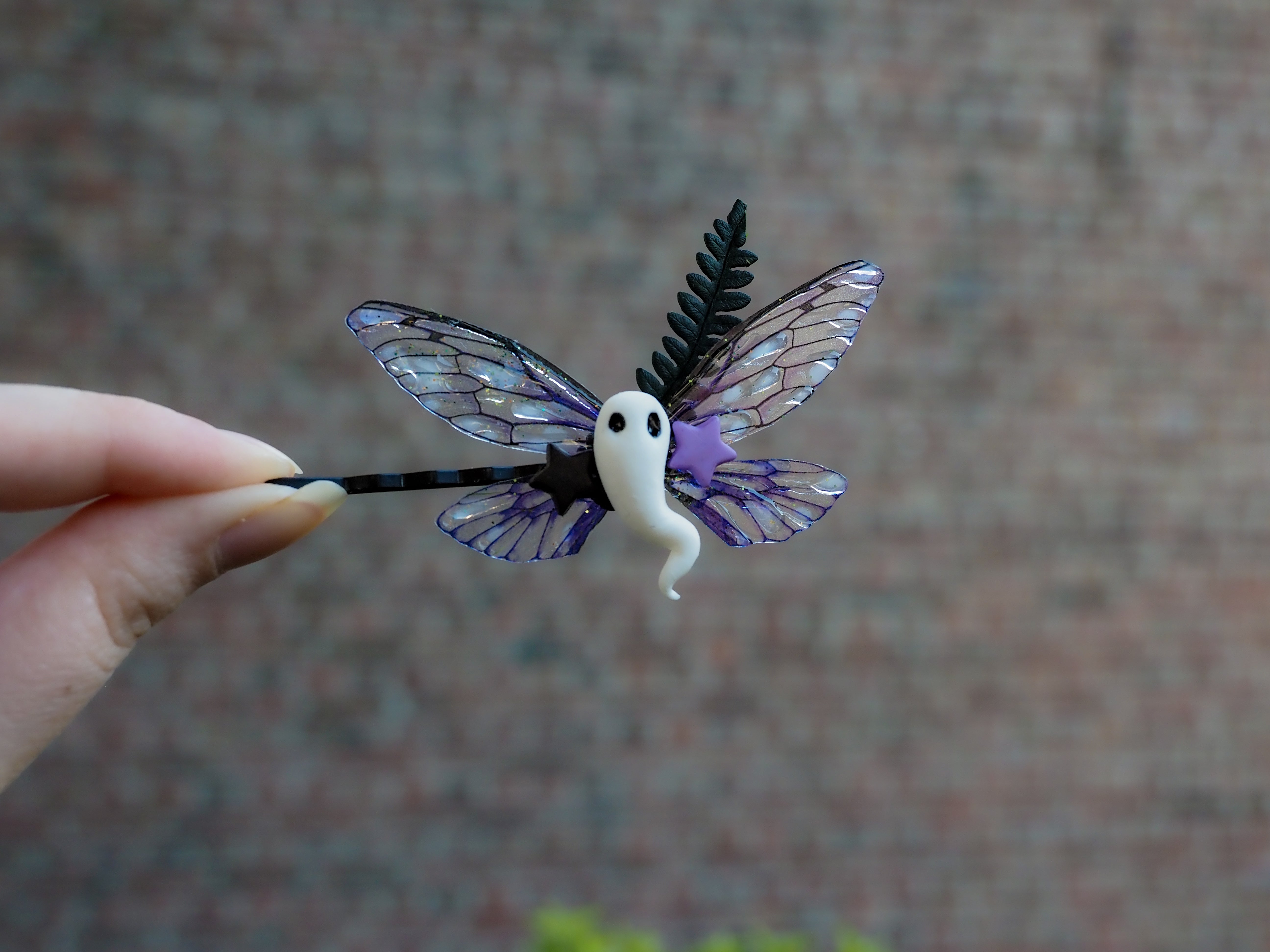Ghosty Hairpin - purple