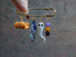 Load image into Gallery viewer, Ghosty Pin - Halloween spooky
