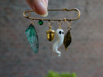 Load image into Gallery viewer, Ghosty Pin - Acorn Forest
