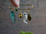 Load image into Gallery viewer, Ghosty Pin - Acorn Forest
