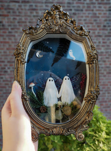 OOAK Ghost Baroque Frame