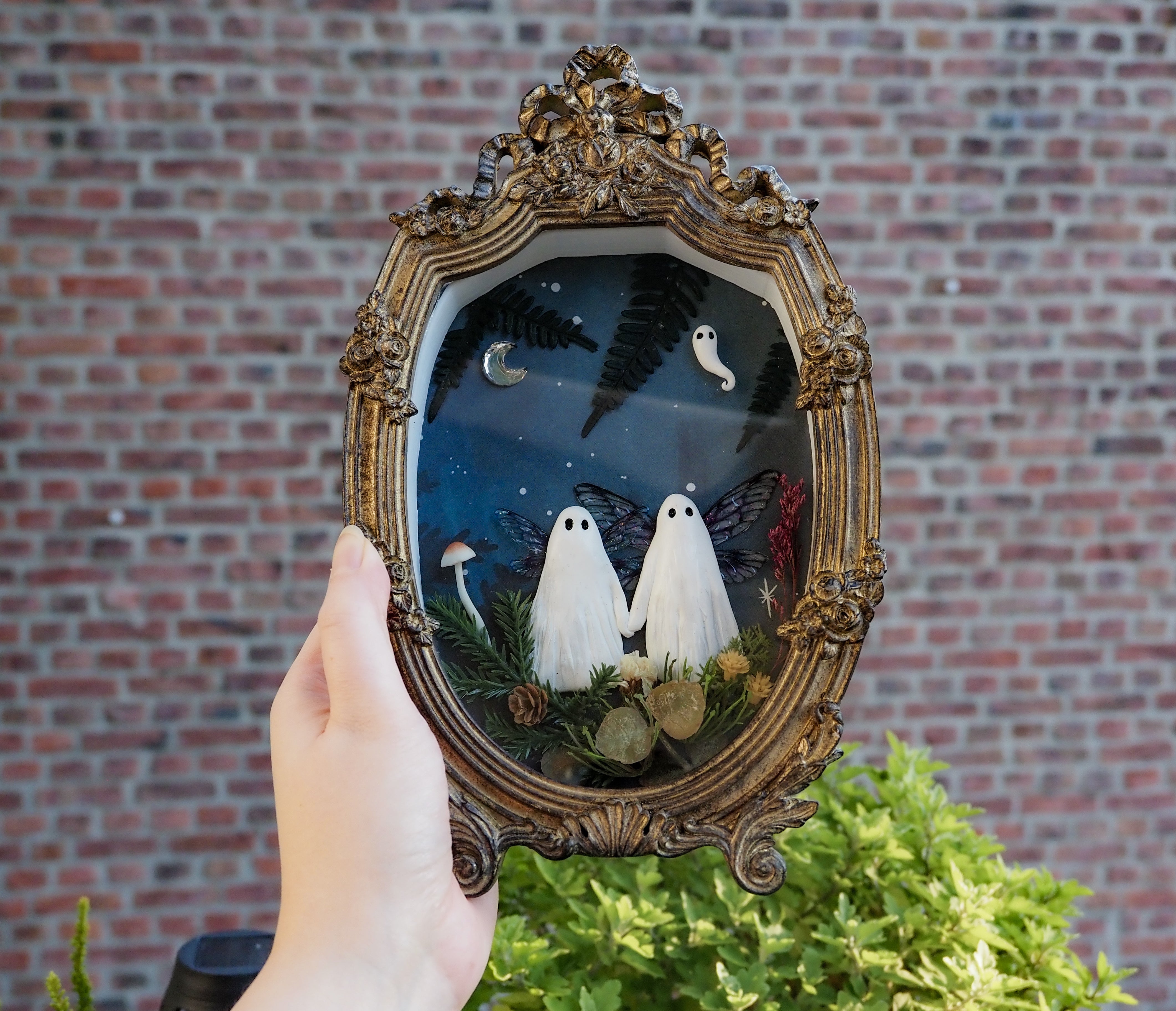 OOAK Ghost Baroque Frame