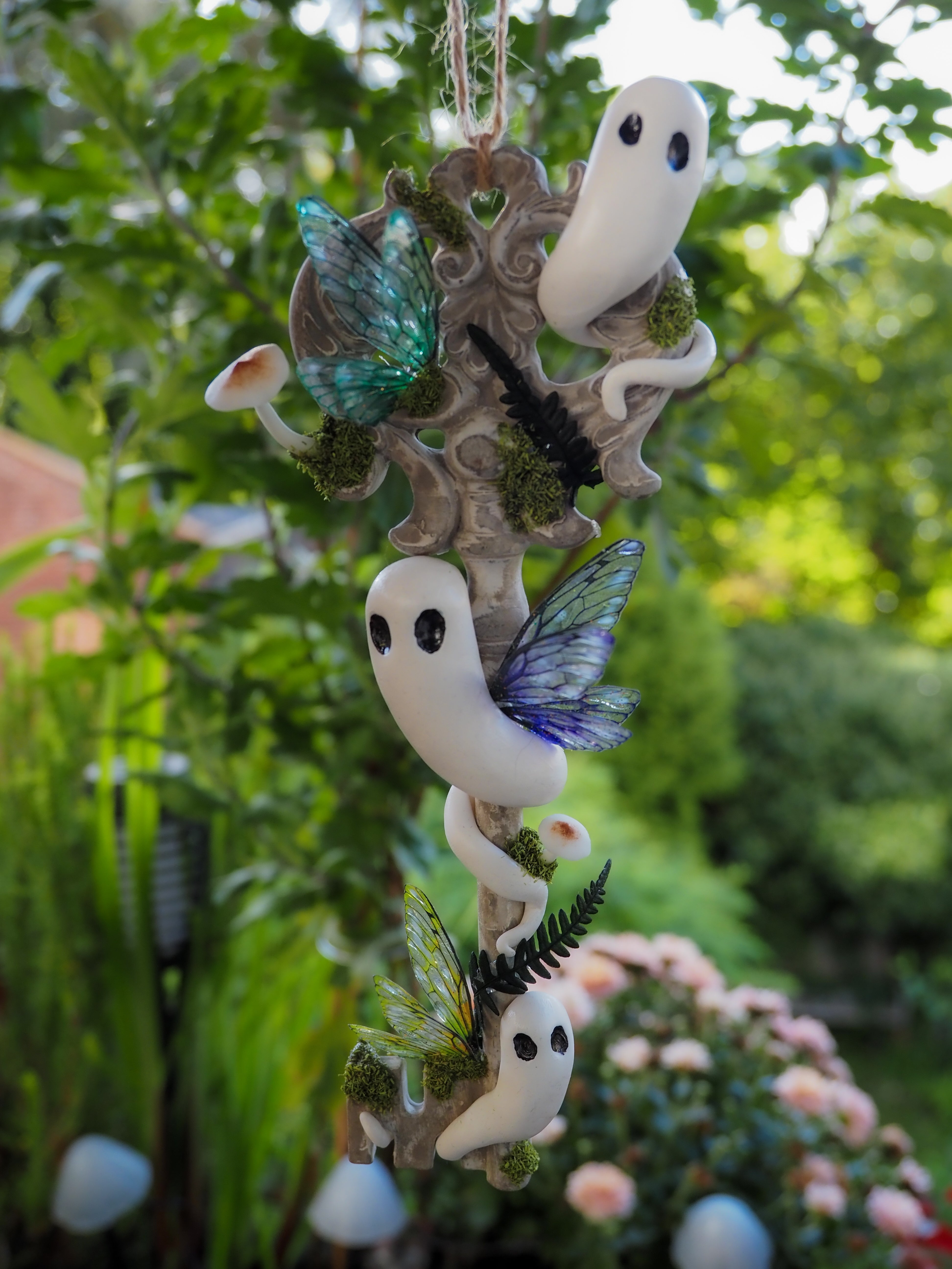 OOAK Ghosty Key Wall Decor