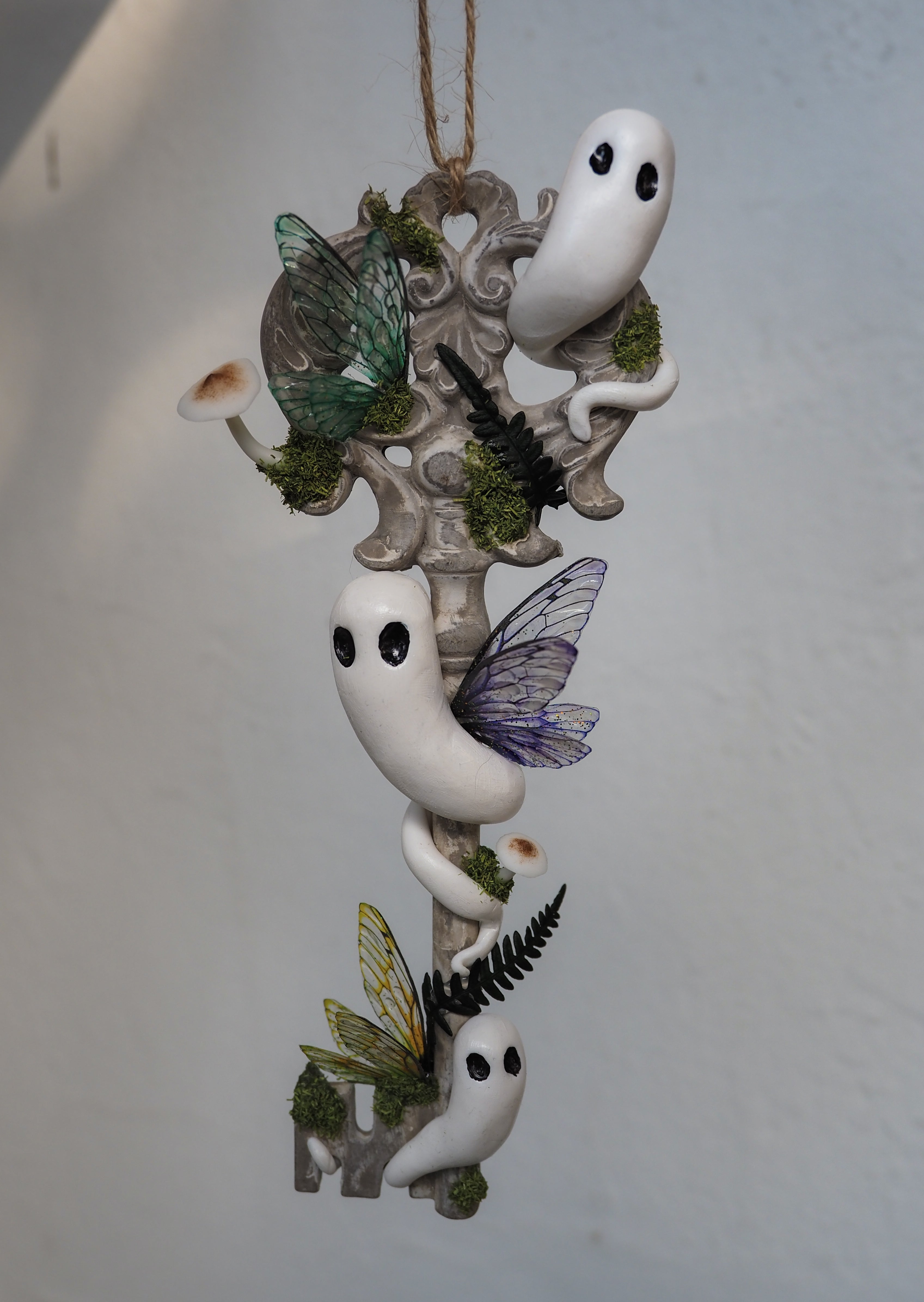 OOAK Ghosty Key Wall Decor