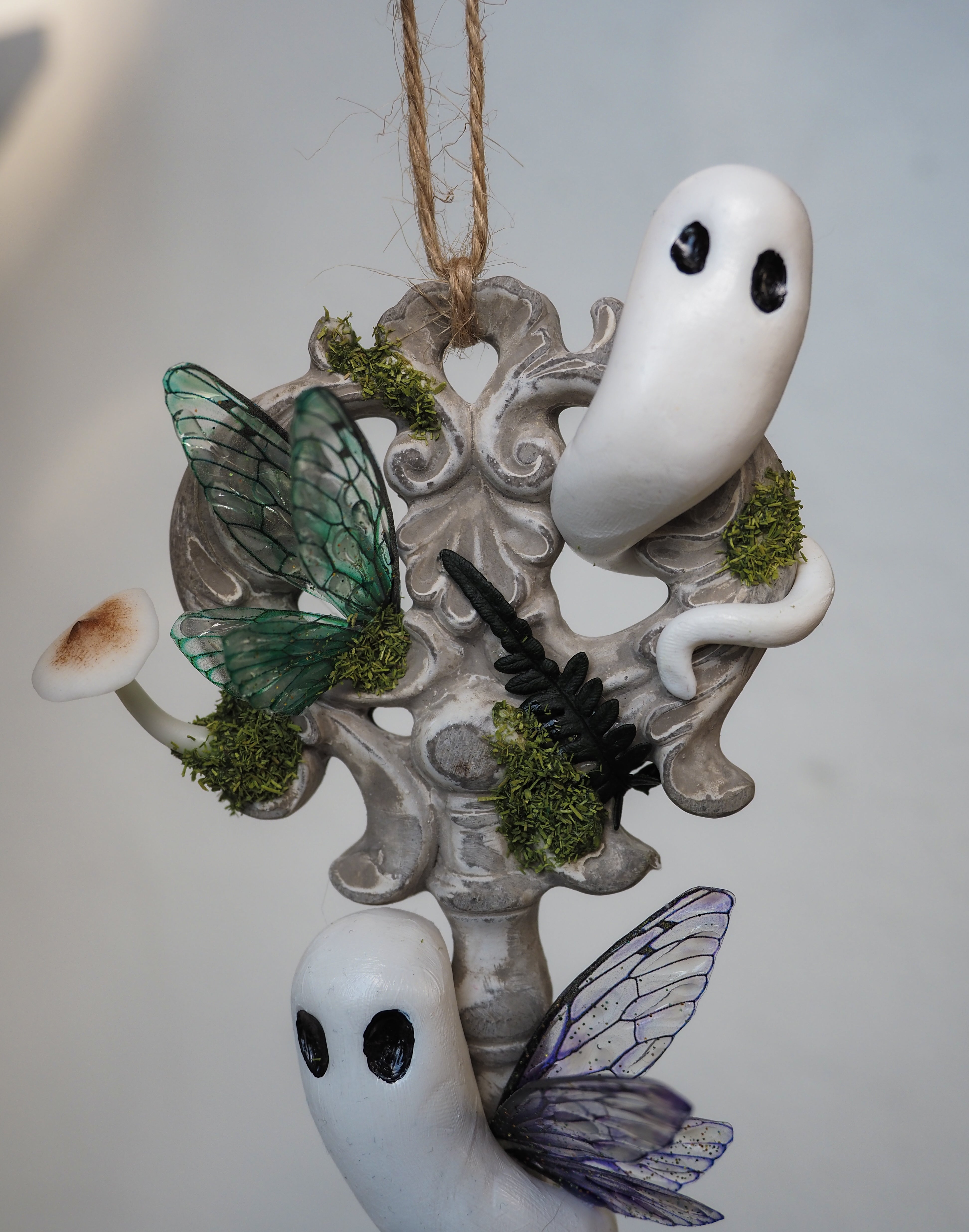 OOAK Ghosty Key Wall Decor