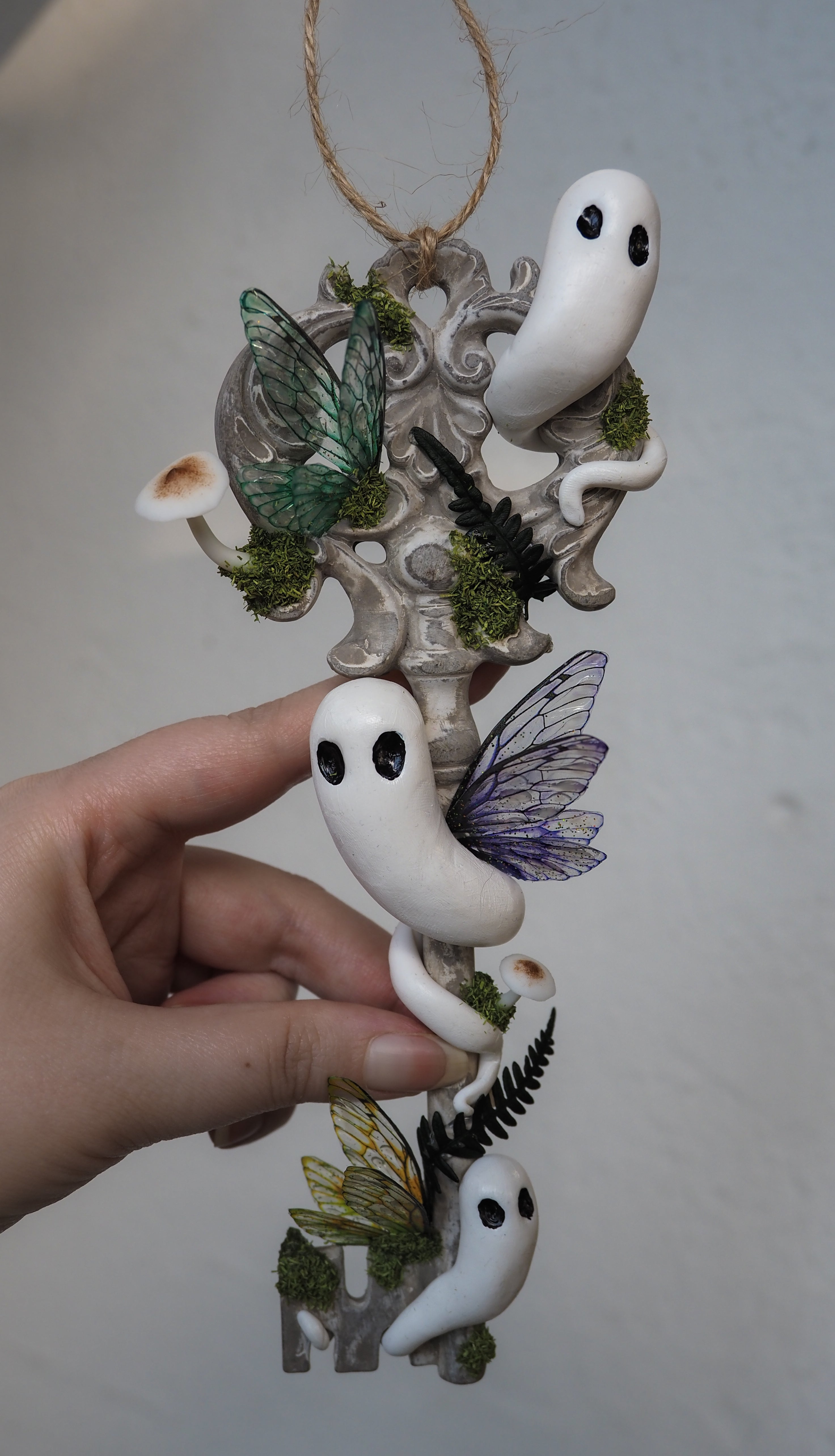 OOAK Ghosty Key Wall Decor