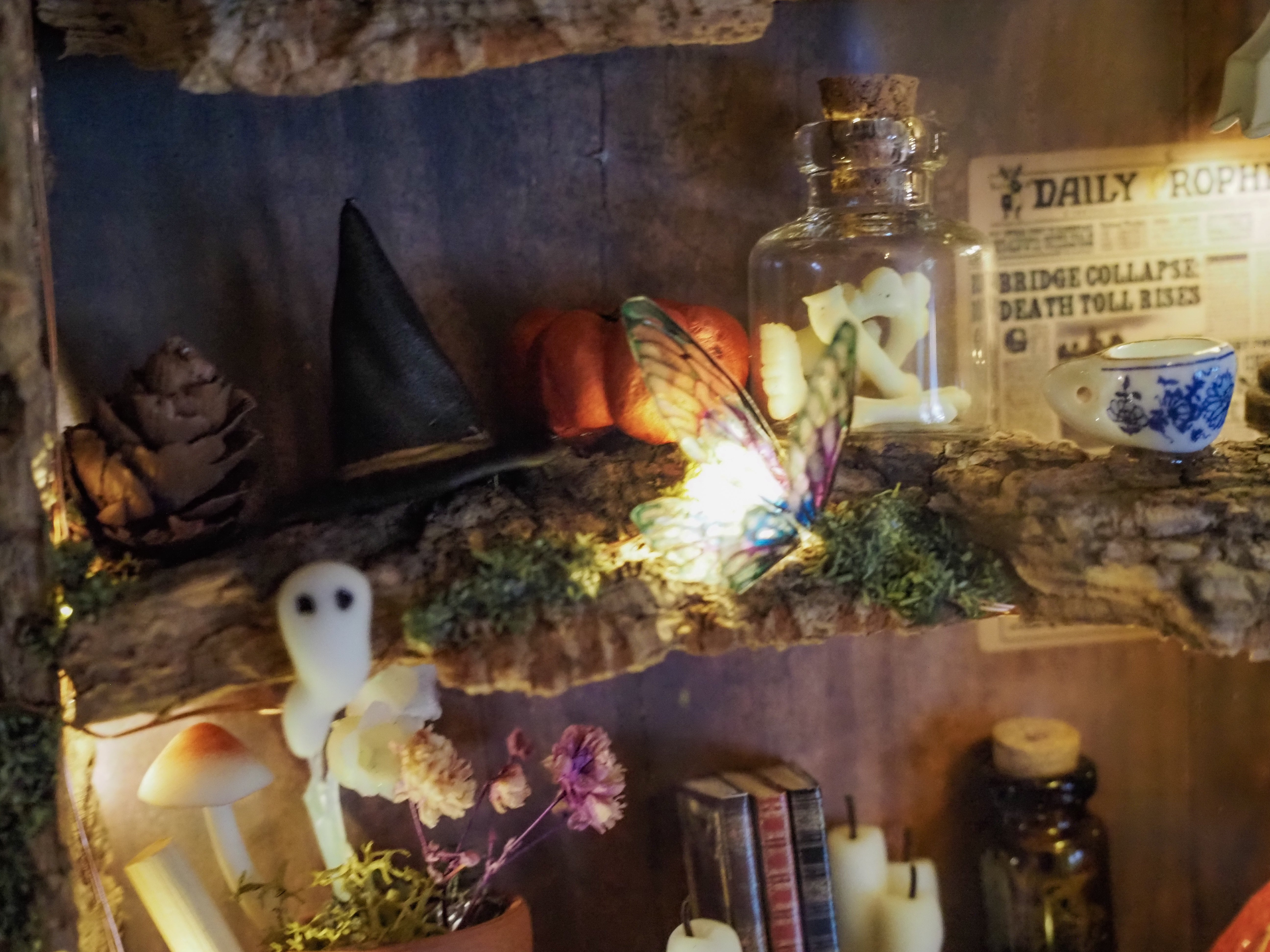 OOAK Mummified Faerie Lightning Frame XL