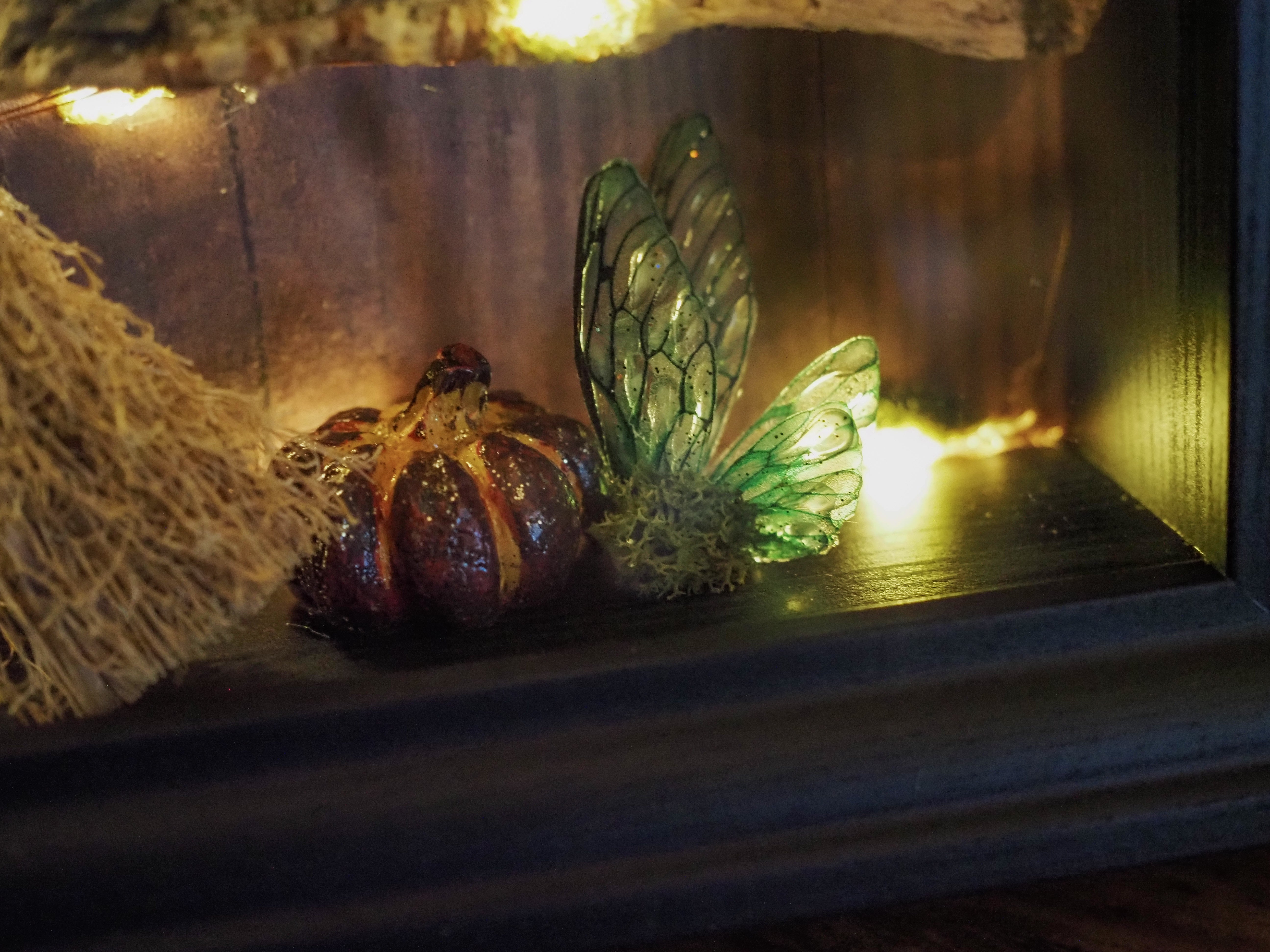 OOAK Mummified Faerie Lightning Frame XL