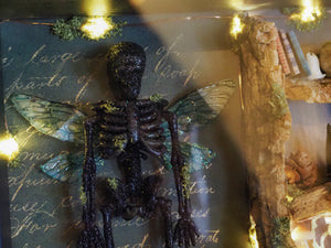 OOAK Mummified Faerie Lightning Frame XL