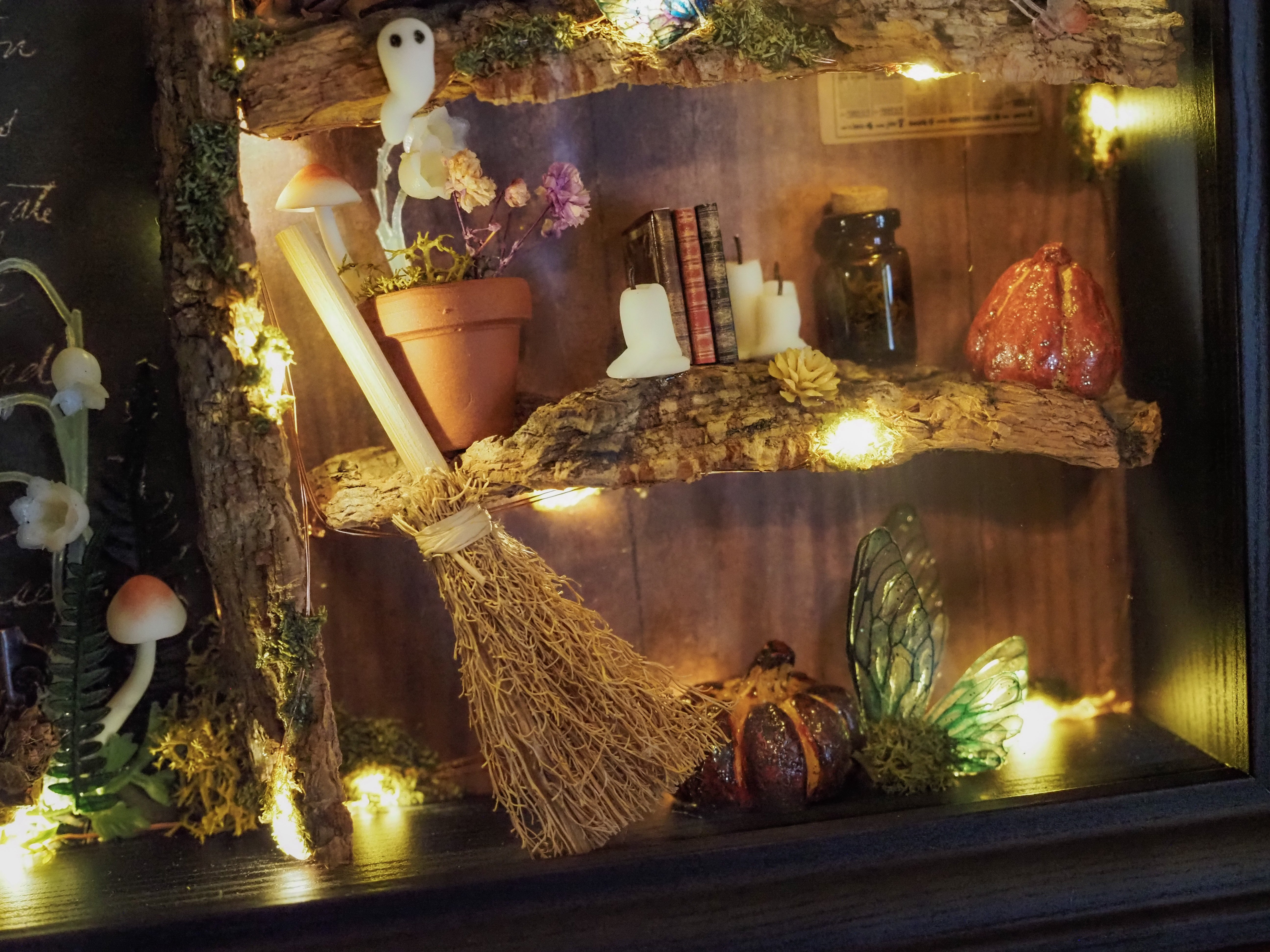 OOAK Mummified Faerie Lightning Frame XL