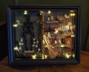 OOAK Mummified Faerie Lightning Frame XL