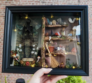 OOAK Mummified Faerie Lightning Frame XL