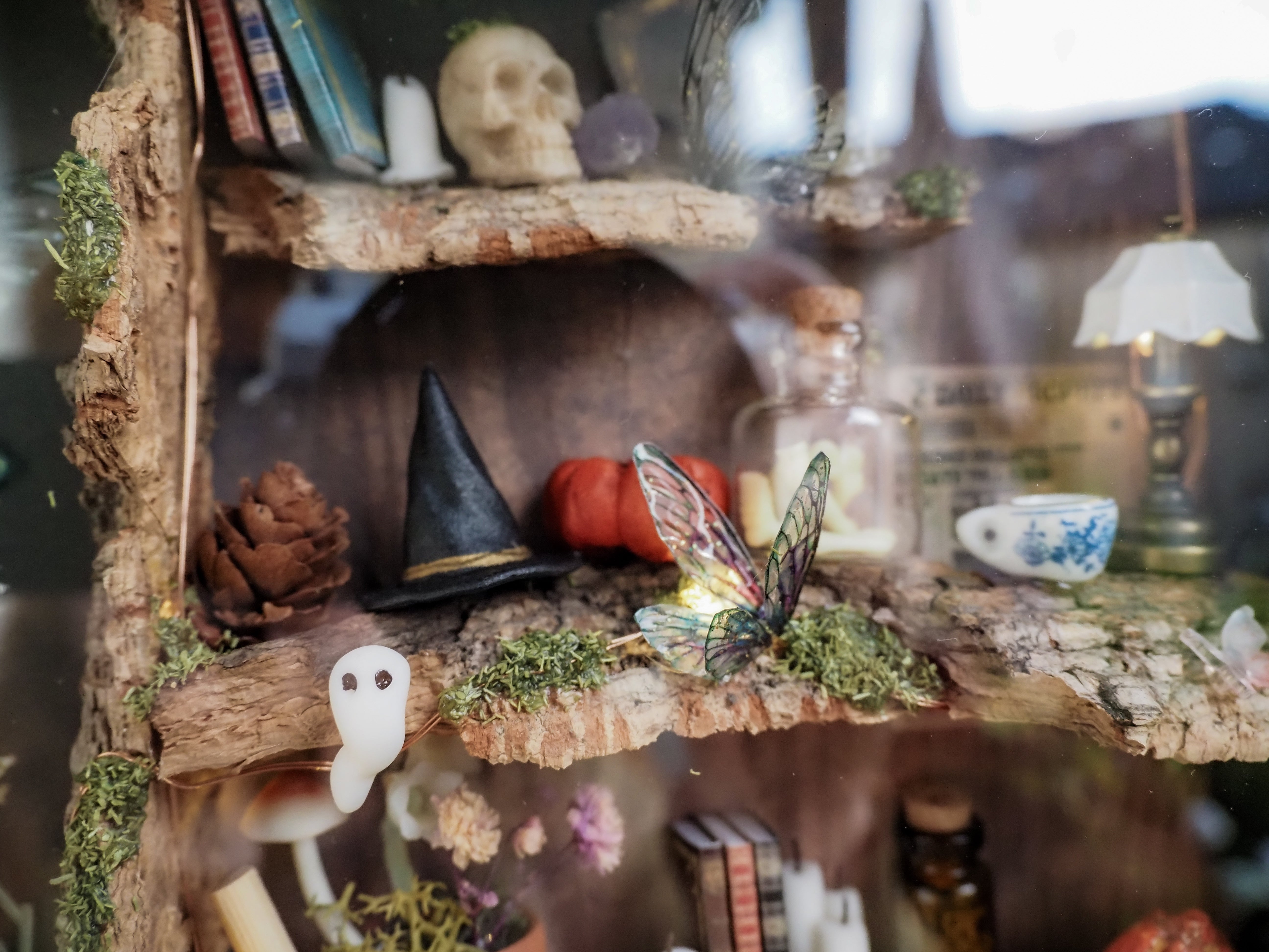 OOAK Mummified Faerie Lightning Frame XL