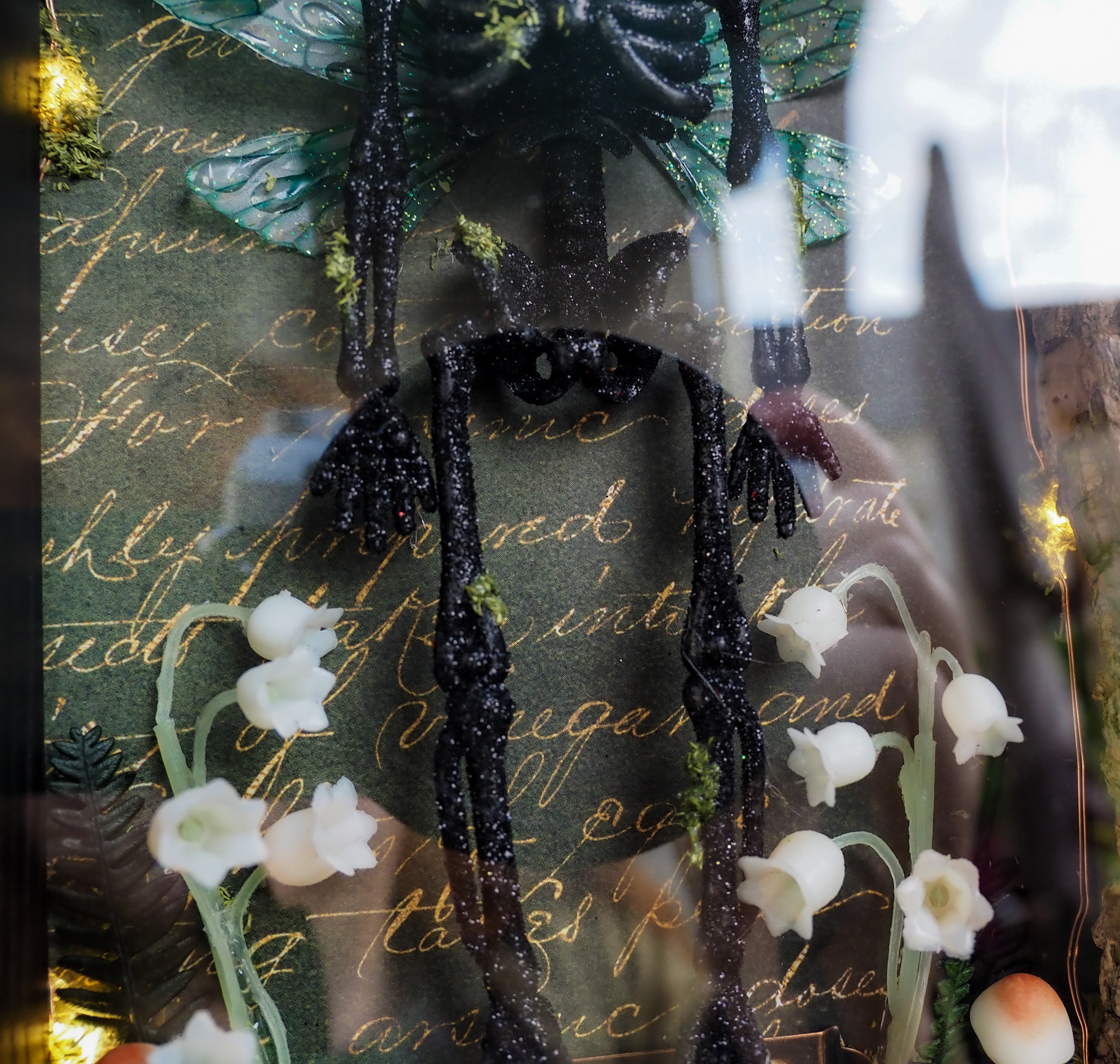 OOAK Mummified Faerie Lightning Frame XL