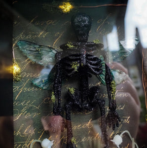 OOAK Mummified Faerie Lightning Frame XL