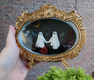 OOAK Fae Ghosties in Love Frame
