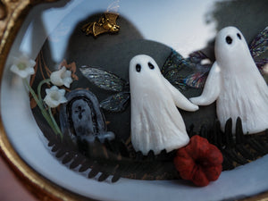 OOAK Fae Ghosties in Love Frame