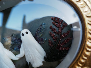 OOAK Fae Ghosties in Love Frame
