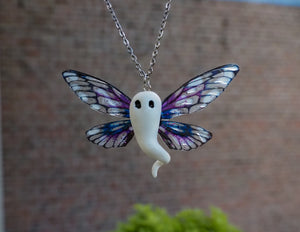 Ghost necklace - spooky