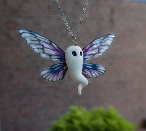 Ghost necklace - spooky