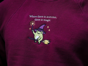 Witchy Frog Sweater - organic fleece edition