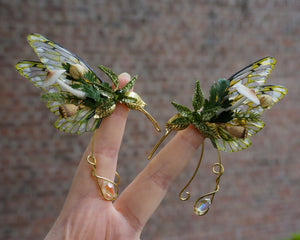 OOAK Winged Elf Ears autumn