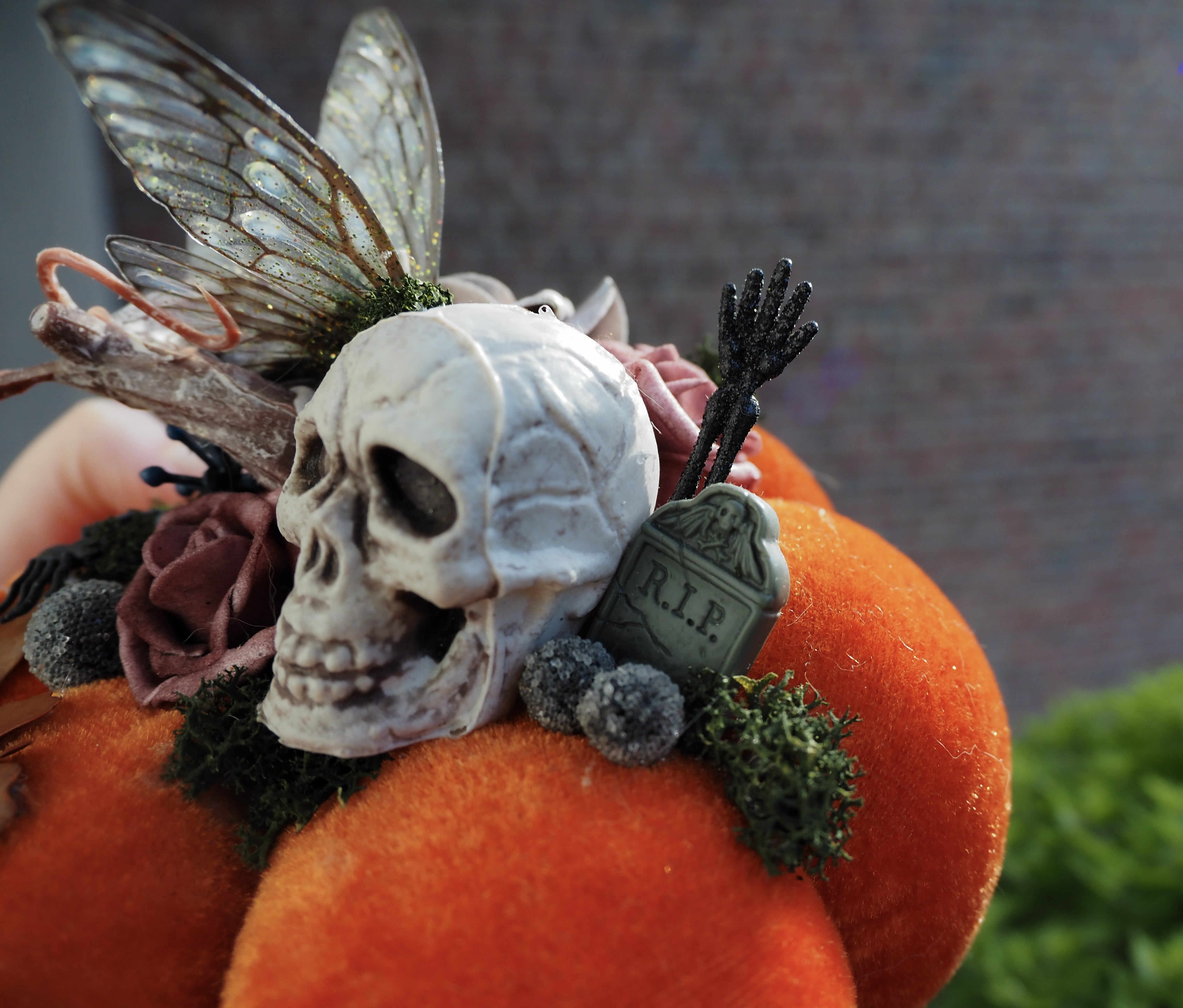 Plush Fairy Pumpkin Decoration