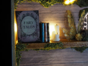 OOAK Fairy Shelf Frame - lightning