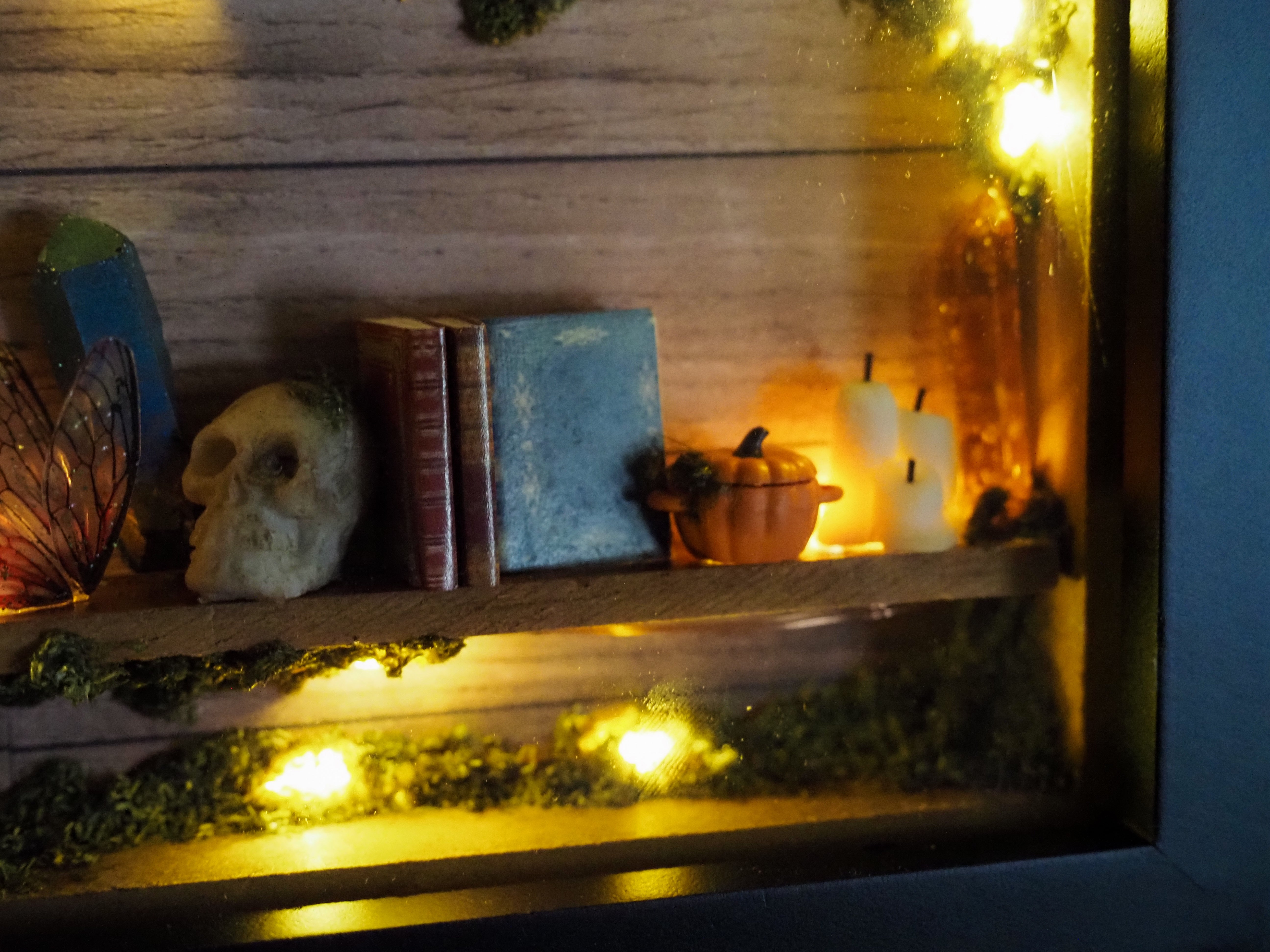 OOAK Fairy Shelf Frame - lightning