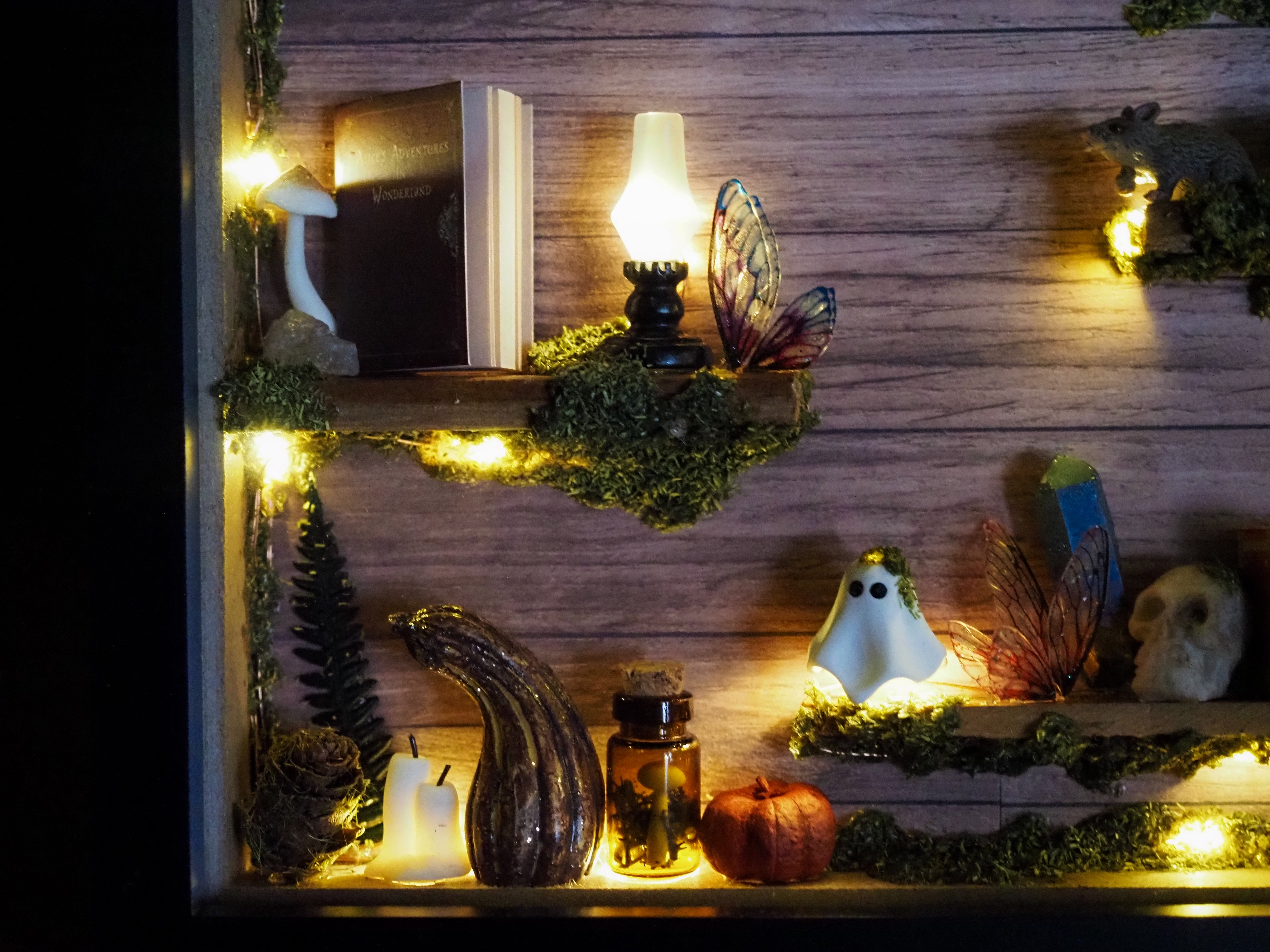 OOAK Fairy Shelf Frame - lightning