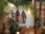 Lade das Bild in den Galerie-Viewer, Earrings Key - silver, pink
