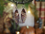 Lade das Bild in den Galerie-Viewer, Earrings Leaf - silver, sunrise
