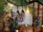 Lade das Bild in den Galerie-Viewer, Earrings Leaf - silver, sunrise
