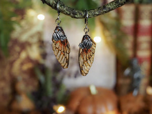 Earrings - pumpkin patch, silver