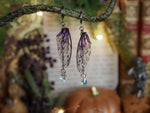 Lade das Bild in den Galerie-Viewer, Earrings Swarovski - silver, purple

