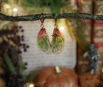 Lade das Bild in den Galerie-Viewer, Earrings Stars - green pink, gold
